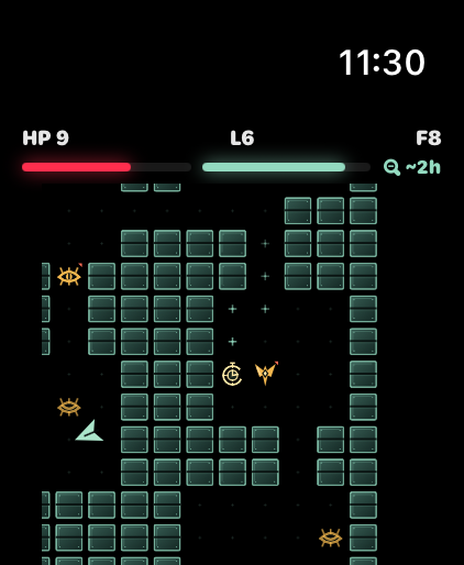 A roguelike you play in glances